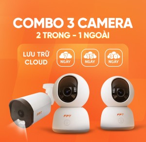 Combo 3 Camera (2 Play 4; 1 IQ4S)