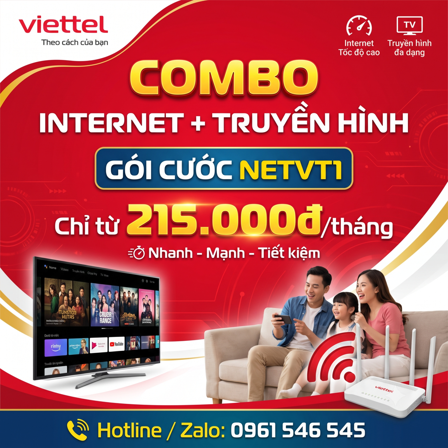 Combo  NETVT1